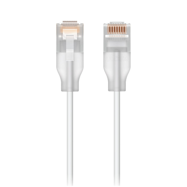 Ubiquiti UniFi Cat6 Etherlighting Patch Cable 1-Meter (3.3-ft) - White