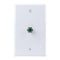 Construct Pro Single Gang 3-GHz F-81 Wall Plate - 10-pack - White