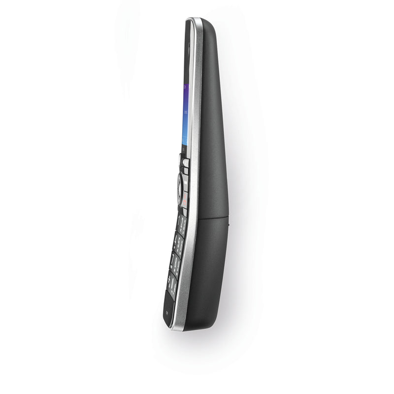 Motorola D87 Series Bluetooth Cordless Telephone - Single - Black