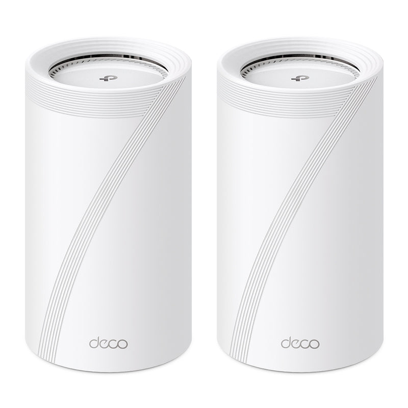 TP-Link Deco BE85 BE22000 Tri-Band Whole Home Mesh Wi-Fi 7 System - 2-pack - White