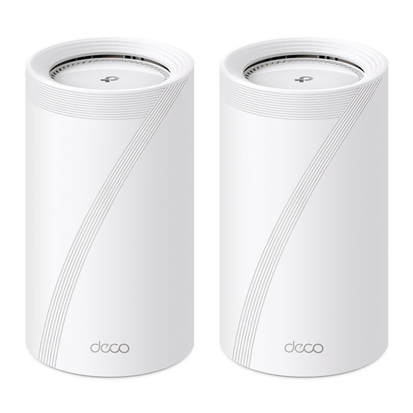 TP-Link Deco BE95 BE33000 Quad-Band Whole Home Mesh Wi-Fi 7 System - 2-pack - White