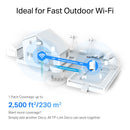 TP-Link Deco X50-Outdoor AX3000 Outdoor / Indoor Whole Home Mesh Wi-Fi 6 Unit - White