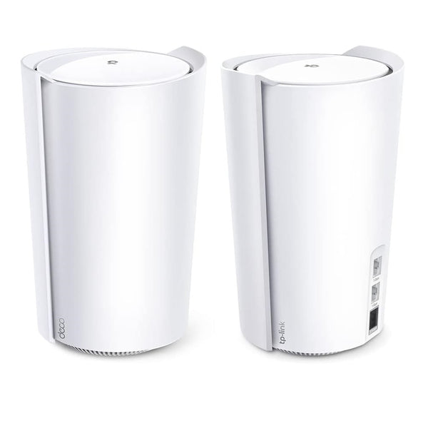 TP-Link AX7800 WholeHome Mesh Wi-Fi 6 Tri-Band System - 2-pack - White