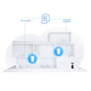 TP-Link AX7800 WholeHome Mesh Wi-Fi 6 Tri-Band System - 2-pack - White