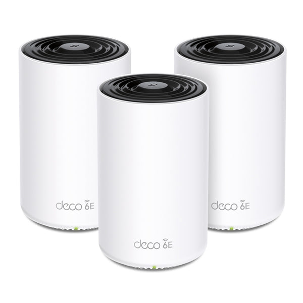 TP-Link Deco XE75 Pro AXE5400 WholeHome Mesh Wi-Fi 6E Tri-Band System - 3-pack - White
