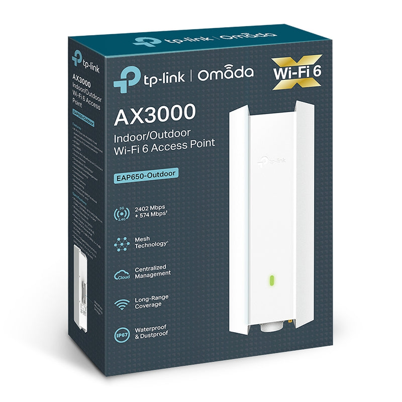 TP-Link AX3000 Indoor/Outdoor Wi-Fi 6 Access Point - White