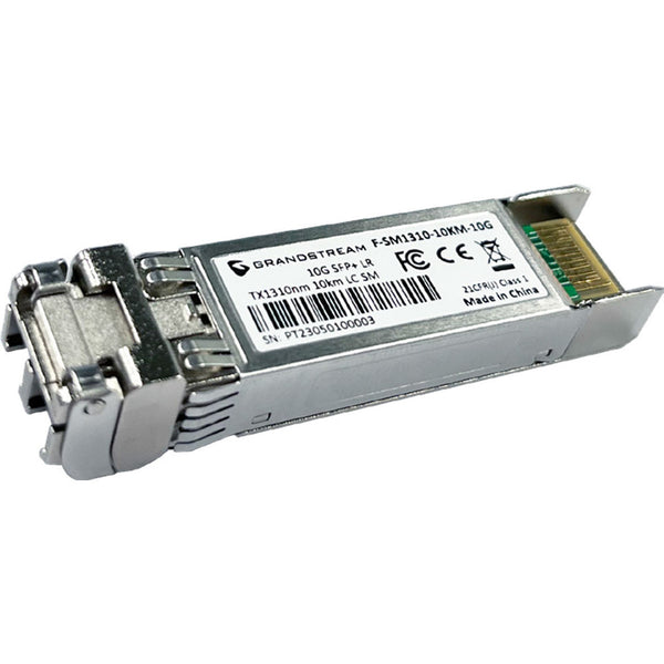 Grandstream F-SM1310-10KM-10G Single-Mode 10-Gbps SFP+ Fiber Module - Grey