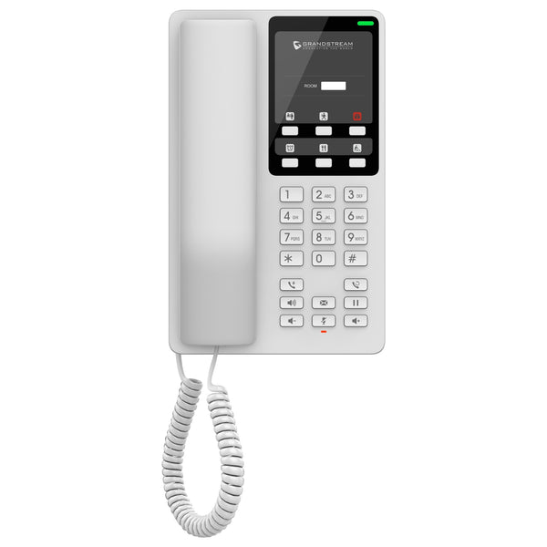 Grandstream GHP620 Compact Hotel Phone with PoE Fast Ethernet Port - White