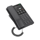 Grandstream GHP621W Compact Hotel Phone with Integrated Dual-Band 2.4-GHz & 5-GHz Wi-Fi - Black