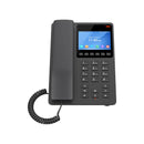 Grandstream GHP631W Compact Hotel Phone with Colour LCD, PoE Fast Ethernet Port and Integrated Dual-Band 2.4-GHz & 5-GHz Wi-Fi 6 - Black