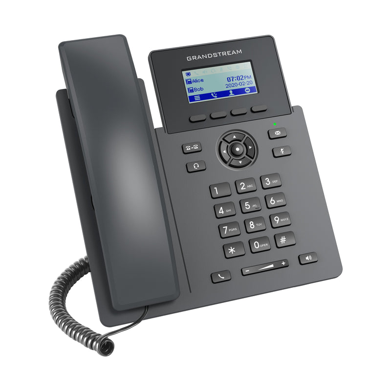 Grandstream GRP2601P Essential IP Phone with PoE Dual Fast Ethernet Ports - Black