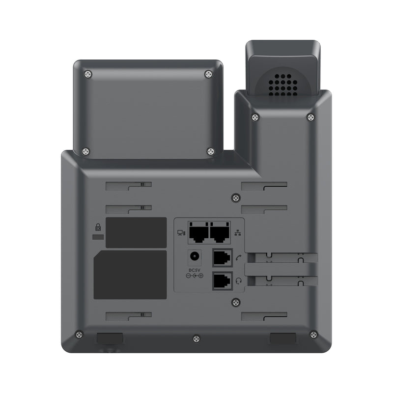 Grandstream GRP2601W Essential IP Phone with Dual Fast Ethernet Ports and Integrated Single-band 2.4-GHz Wi-Fi 6 - Black