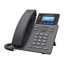 Grandstream GRP2602G 2-Line Essential IP Phone with Dual PoE Gigabit Ethernet Ports - Black