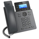 Grandstream GRP2602P 2-Line Essential IP Phone with PoE Dual Ethernet Ports - Black