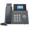 Grandstream GRP2603P 3-Line Essential IP Phone with Dual PoE Gigabit Ethernet Ports - Black