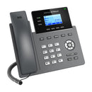 Grandstream GRP2603P 3-Line Essential IP Phone with Dual PoE Gigabit Ethernet Ports - Black