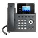 Grandstream GRP2603 3-Line Essential IP Phone with Dual Gigabit Ethernet Ports - Black