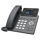 Grandstream GRP2612G 4-line Carrier-Grade IP Phone with Dual PoE Gigabit Ethernet Ports - Black