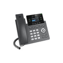 Grandstream GRP2612P 4-line Carrier-Grade IP Phone with Dual PoE Fast Ethernet Ports - Black