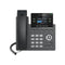 Grandstream GRP2612 4-line Carrier-Grade IP Phone with Dual Fast Ethernet Ports - Black