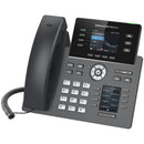 Grandstream GRP2614 4-line Carrier-Grade IP Phone with Dual Poe Gigabit Ethernet Ports and Integrated Dual-band 2.4-GHz & 5-GHz Wi-Fi - Black