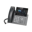 Grandstream GRP2615 10-line Carrier-Grade IP Phone with Dual PoE Gigabit Ethernet Ports and Dual-band 2.4-GHz & 5-GHz Wi-Fi - Black