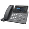 Grandstream GRP2615 10-line Carrier-Grade IP Phone with Dual PoE Gigabit Ethernet Ports and Dual-band 2.4-GHz & 5-GHz Wi-Fi - Black