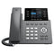 Grandstream GRP2624 8-Line Professional Carrier-Grade IP Phone with Dual PoE Gigabit Ethernet Ports and Dual-band 2.4-GHz & 5-GHz Wi-Fi - Black