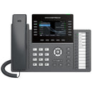 Grandstream GRP2636 12-Line Professional IP Phone with Dual PoE Gigabit Ethernet Ports, Dual-band 2.4-GHz & 5-GHz Wi-Fi and 24 MPK Extension Keys - Black