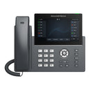 Grandstream GRP2670 12-Line Professional Carrier-Grade IP Phone with Dual PoE Gigabit Ethernet Ports, Dual-band 2.4-GHz & 5-GHz Wi-Fi - Black