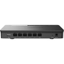 Grandstream Multi-WAN Gigabit VPN Wired Router with 6 x Gigabit Ethernet Ports - Black