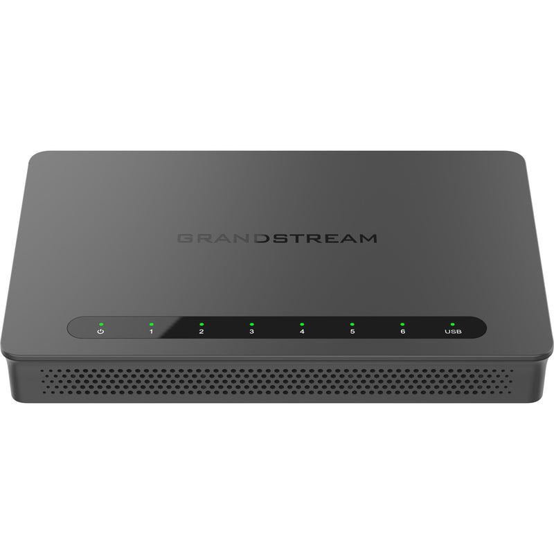 Grandstream Multi-WAN Gigabit VPN Wired Router with 6 x Gigabit Ethernet Ports - Black