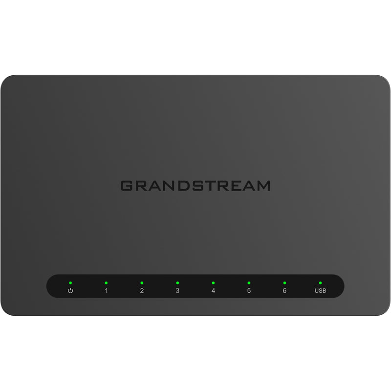 Grandstream Multi-WAN Gigabit VPN Wired Router with 6 x Gigabit Ethernet Ports - Black