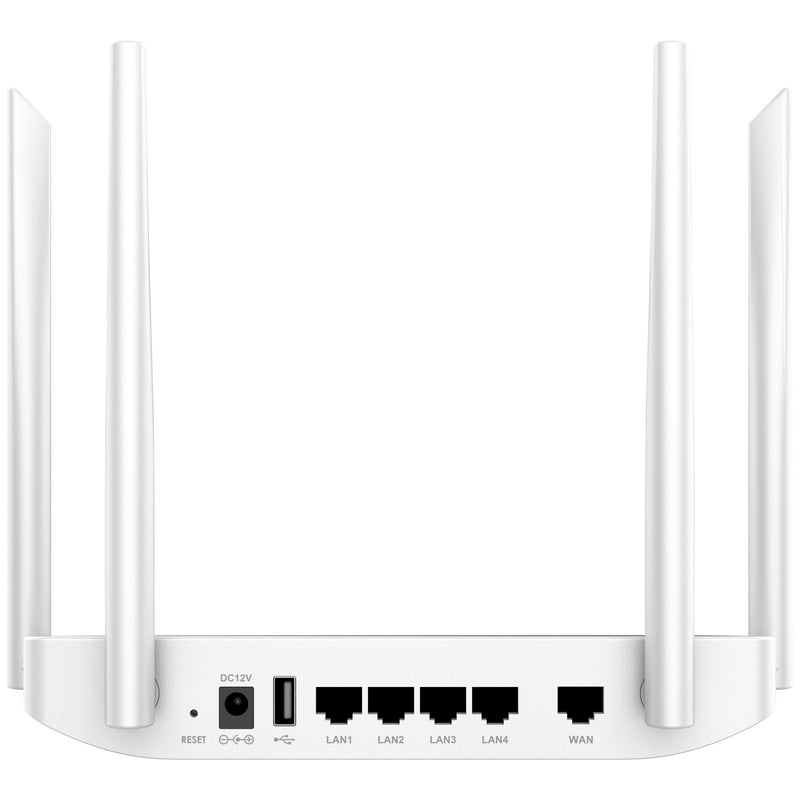 Grandstream Dual-Band 2x2 MU-MIMO Wi-Fi Router with 4 x Gigabit Ethernet WAN/LAN Ports and 1 x Gigabit SFP WAN Port - White