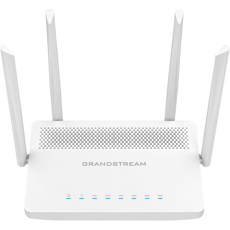 Grandstream Dual-Band 2x2 MU-MIMO Wi-Fi Router with 4 x Gigabit Ethernet WAN/LAN Ports and 1 x Gigabit SFP WAN Port - White