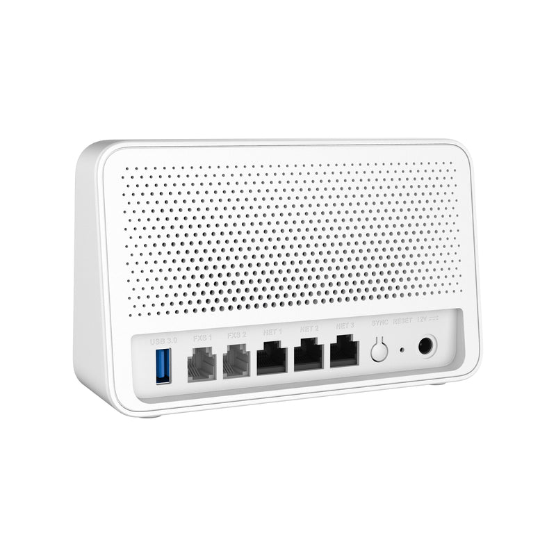 Grandstream GWN7062ET Wi-Fi 6 Router with 2 x FXS Ports, Speeds up to 3-Gbps and 128 Devices