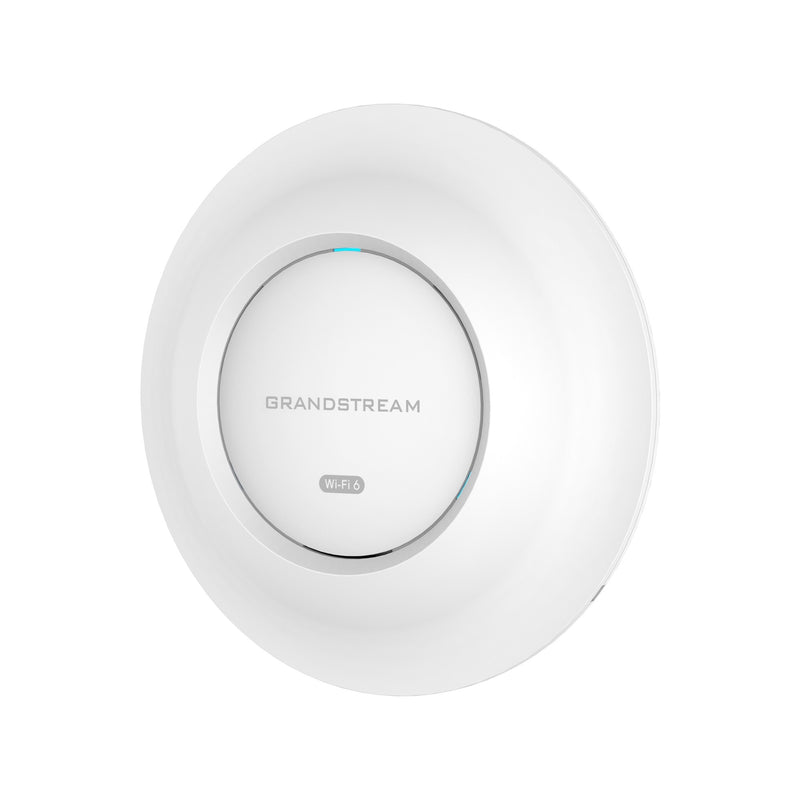 Grandstream 802.11ax Hybrid 2.4G 2×2:2 5G 4×4:4 MU-MIMO Indoor Wi-Fi 6 Access Point - White