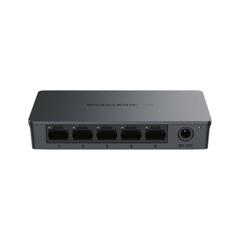 Grandstream Layer 2 Unmanaged 5-port Gigabit Ethernet Switch - Grey (CALL FOR QUOTE)