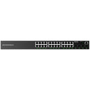 Grandstream Rackmountable Enterprise Layer 2+ 28-port Managed Network Switch with 24 x Gigabit Ethernet Ports and 4 x SFP Ports - Grey (CALL FOR QUOTE)