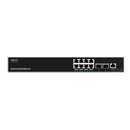 Grandstream Rackmountable Enterprise Layer 3 10-port Managed Network Switch with 8 x Gigabit Ethernet Ports and 2 x SFP+ Ports - Grey