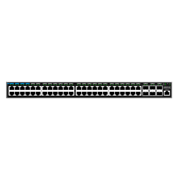 Grandstream Rackmountable Enterprise Layer 3 54-port Managed PoE Network Switch with 48 x PoE Gigabit Ethernet Ports and 6 x SFP+ Ports - Grey (CALL FOR QUOTE)