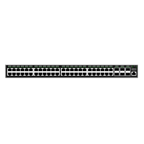 Grandstream Rackmountable Enterprise Layer 3 54-port Managed Network Switch with 48 x Gigabit Ethernet Ports and 6 x SFP+ Ports - Grey (CALL FOR QUOTE)