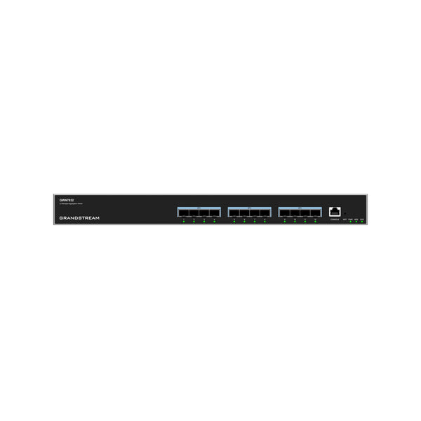 Grandstream Rackmountable Enterprise Layer 3 12-port Managed Aggregation Switch with 12 x SFP+ Ports - Grey (CALL FOR QUOTE)