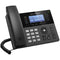 Grandstream GXP1782 Powerful Mid-range HD 8-Line IP Phone with Dual PoE Gigabit Ethernet Ports - Black