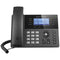 Grandstream GXP1782 Powerful Mid-range HD 8-Line IP Phone with Dual PoE Gigabit Ethernet Ports - Black