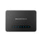 Grandstream HT814 Powerful 4-port FXS VOIP Gateway with Gigabit NAT Router - Black