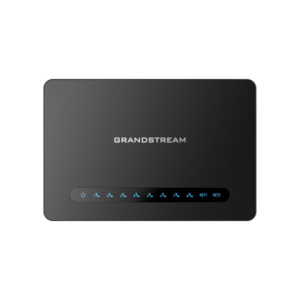 Grandstream HT818 Powerful 8 port FXS Gateway with Gigabit NAT Router - Black
