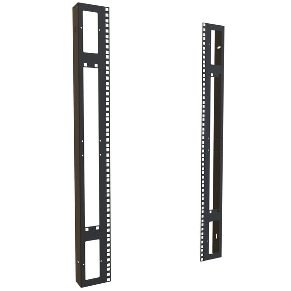 Hammond 18U Optional Additional Mounting Rails with Square Hole for HWC Series
