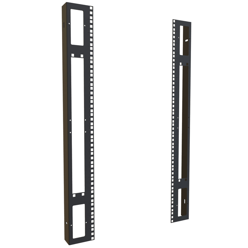 Hammond 18U Optional Additional Mounting Rails with Square Hole for HWC Series