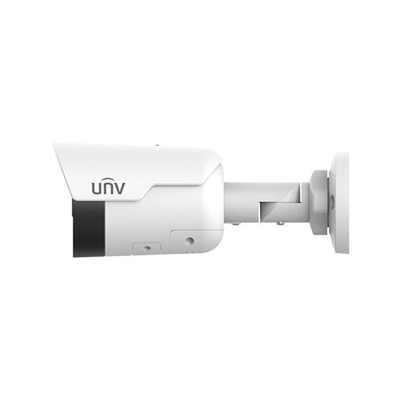 Uniview IPC2124SR3-ADF28KMC-DL 4MP HD Dual Light 2.8-mm Fixed Lens Mini Bullet Network Camera - White